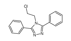 4-(2-Chlor-ethyl)-3,5-diphenyl-1,2,4-triazol Structure