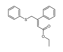 ethyl (E)-3-phenyl-4-(phenylthio)but-2-enoate结构式