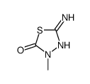5-amino-3-methyl-1,3,4-thiadiazol-2-one Structure