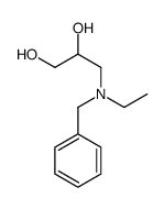 3-(N-benzyl-N-ethylamino)propane-1,2-diol Structure