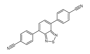 4-[4-(4-cyanophenyl)-2,1,3-benzothiadiazol-7-yl]benzonitrile结构式