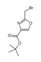 tert-butyl 2-(bromomethyl)-1,3-oxazole-4-carboxylate Structure