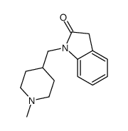 1-[(1-methylpiperidin-4-yl)methyl]-3H-indol-2-one结构式