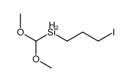 dimethoxymethyl(3-iodopropyl)silane Structure