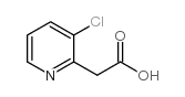 2-(3-Chloropyridin-2-yl)acetic acid Structure
