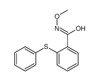 N-methoxy-2-phenylsulfanylbenzamide Structure
