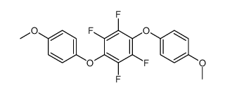 1,2,4,5-tetrafluoro-3,6-bis(4-methoxyphenoxy)benzene Structure