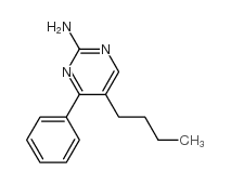 5-丁基-4-苯基嘧啶-2-胺结构式
