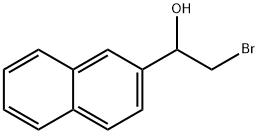 2-溴-1-(萘基-2-基)乙-1-醇结构式