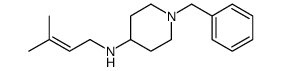 1-benzyl-N-(3-methylbut-2-enyl)piperidin-4-amine Structure