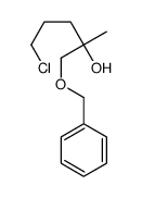 5-chloro-2-methyl-1-phenylmethoxypentan-2-ol Structure