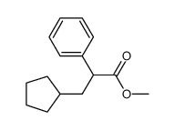 3-cyclopentyl-2-phenylpropionic acid methyl ester Structure