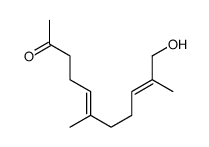 11-hydroxy-6,10-dimethylundeca-5,9-dien-2-one Structure
