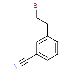 3-(2-溴乙基)苯甲腈结构式