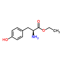 Ethyl L-tyrosinate Structure