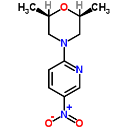 (2R,6S)-2,6-DIMETHYL-4-(5-NITROPYRIDIN-2-YL)MORPHOLINE Structure