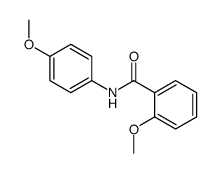 2-methoxy-N-(4-methoxyphenyl)benzamide Structure