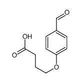 4-(4-formylphenoxy)butanoic acid Structure