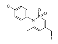 2-Iodmethyl-4-methyl-N-(4-chlor-phenyl)-buta-1,3-dien-1,4-sultam结构式