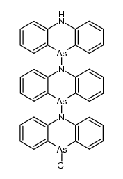10-chloro-10H,5''H-[5,10',5',10'']terphenarsazine Structure