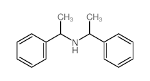 Benzenemethanamine, a-methyl-N-(1-phenylethyl)- Structure