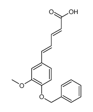 5-(3-methoxy-4-phenylmethoxyphenyl)penta-2,4-dienoic acid Structure