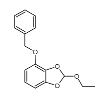 4-(benzyloxy)-2-ethoxybenzo[d][1,3]dioxole结构式