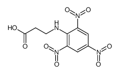 N-(2-Carboxyethyl)-2,4,6-trinitroaniline结构式