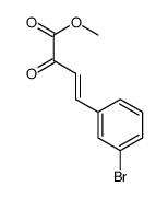 (E)-4-(3-溴苯基)-2-氧代-3-丁酸甲酯结构式