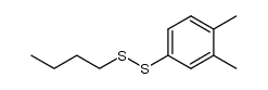 n-butyl 3,4-dimethylphenyl disulfide结构式