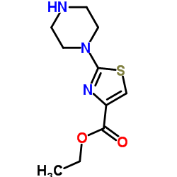 Ethyl 2-piperazin-1-yl-thiazole-4-carboxylate Structure