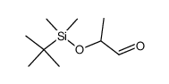 2-tert-butyldimethylsilyloxypropanal结构式