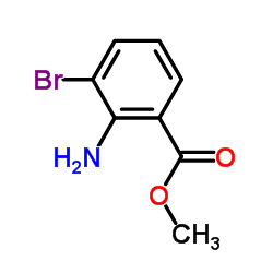 Methyl 2-Amino-3-Bromobenzoate structure
