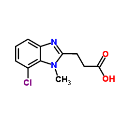 3-(7-Chloro-1-methyl-1H-benzoimidazol-2-yl)-propionic acid picture