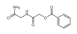 2-((2-amino-2-oxoethyl)amino)-2-oxoethyl benzoate结构式