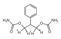氘代非尔氨酯-d4结构式