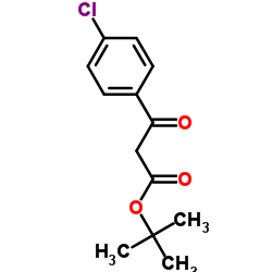 3-(4-chlorophenyl)-3-oxopropionic acid tert-butyl ester Structure