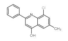 8-氯-6-甲基-2-苯基-4-喹啉醇图片