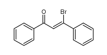(Z)-3-bromo-1,3-diphenylprop-2-en-1-one Structure