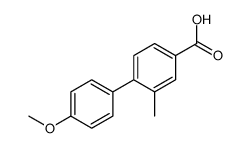 4-甲氧基-2-甲基-[1,1-联苯]-4-羧酸结构式