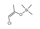 chloro-1-trimethylsiloxy-2-propene结构式