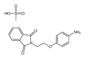2-[2-(4-aminophenoxy)ethyl]isoindole-1,3-dione,methanesulfonic acid结构式