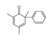 2,4,6-trimethyl-6-phenylcyclohexa-2,4-dien-1-one Structure