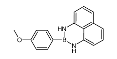 2-(4-Methyoxyphenyl)-2,3-dihydro-1H-naphtho[1,8-de][1,3,2]diazaborinine Structure