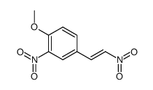 (E)-1-methoxy-2-nitro-4-(2-nitroethenyl)benzene Structure