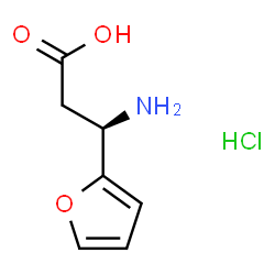 (R)-3-Amino-3-(furan-2-yl)propanoic acid hydrochloride Structure