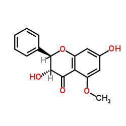 短叶松素-5-甲醚结构式