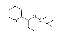 tert-butyl(1-(3,4-dihydro-2H-pyran-2-yl)propoxy)dimethylsilane Structure