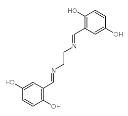 N,N'-双(5-羟基亚水杨基)乙二胺结构式