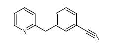 3-(pyridin-2-ylmethyl)benzonitrile Structure